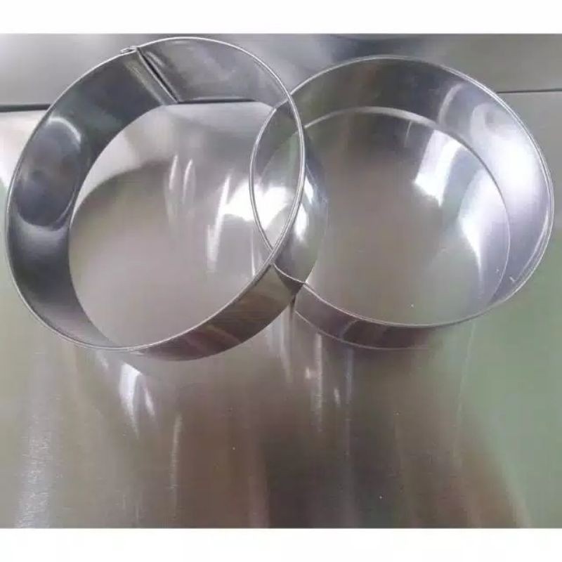 Cokkies cutter bomboloni / cetakan donut / cetakan aluminium ring - cincin - bulat comboloni