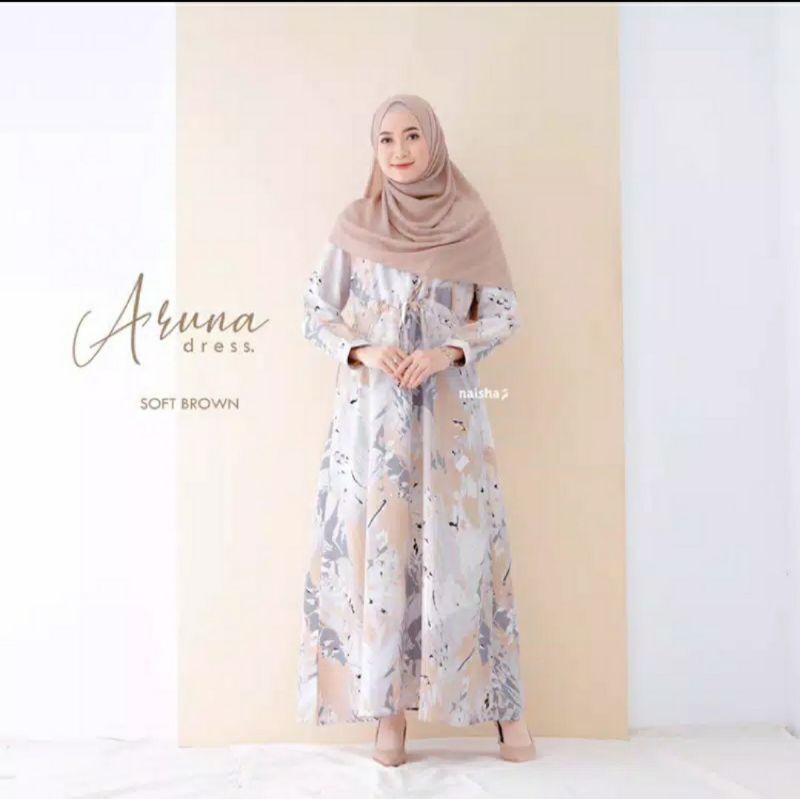GAMIS ARUNA DRESS BY NAISHA HIJAB