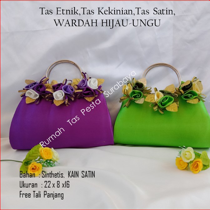 PAKET TAS PESTA WARDAH MODEL CLUTH DANSELEMPANG , 2 TAS ONGKIR TAS BEST SELLER