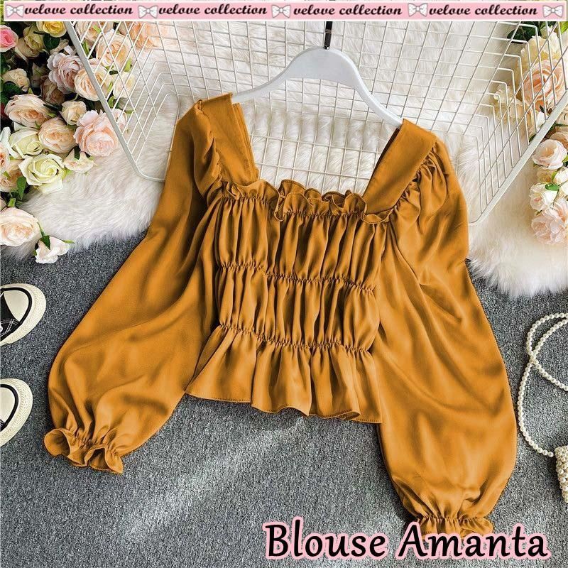 BISA COD BLOUSE AMANTA LD 100CM PJG57