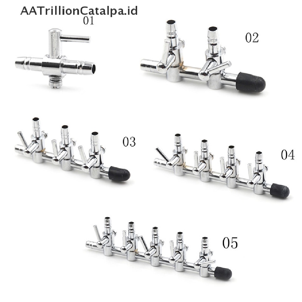 (Aatrillioncatalpa) 1pc Katup Kontrol Aliran Udara Bahan Stainless Steel Untuk Akuarium