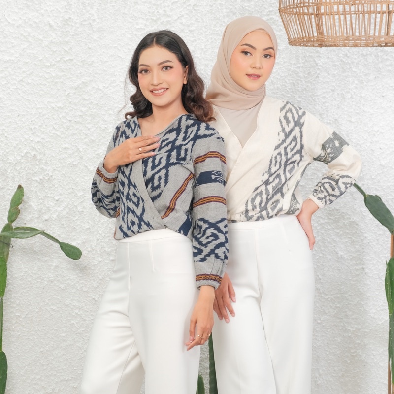 LILY OUTER TENUN ORI KEISHAN.ID SONGKET JEPARA OUTER TENUN WANITA