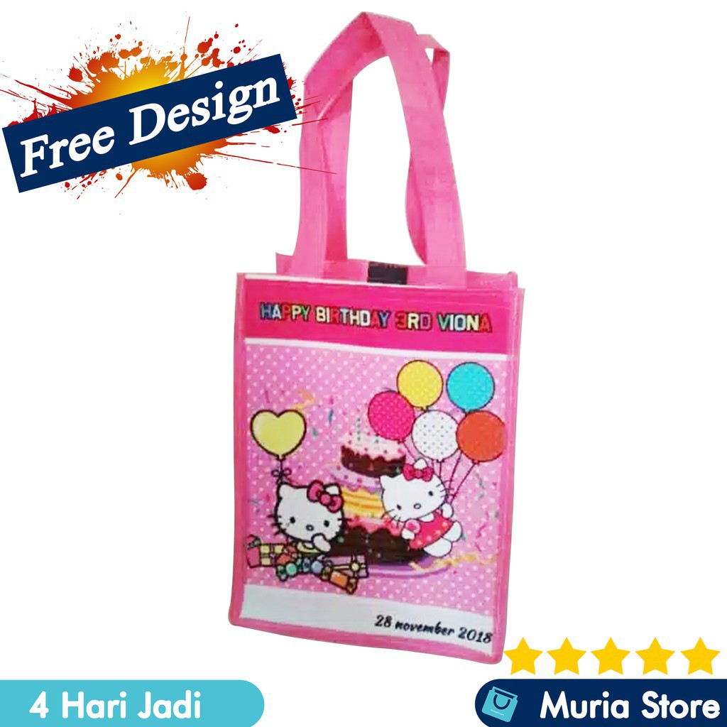 

Tas Ultah Custom 15 x 10 x 20 cm SVN337