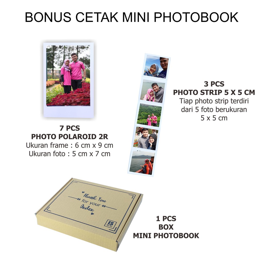 PHOTOBOOK BONUS POLAROID FREE BOX HAMPERS