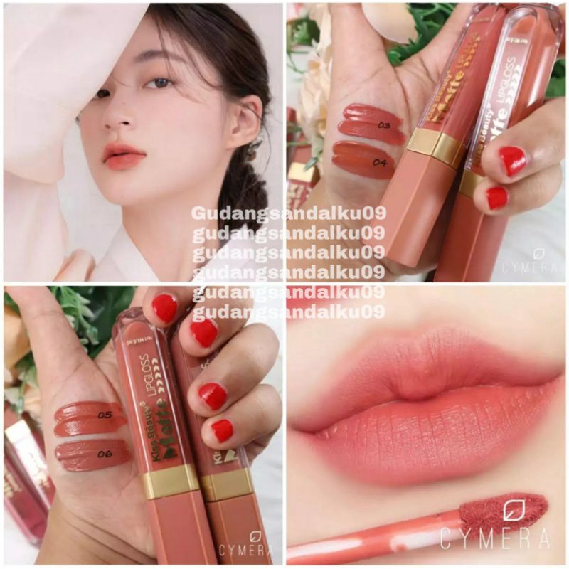 𝗩𝗘𝗟𝗩𝗘𝗧 𝗠𝗔𝗧𝗧𝗘 - LIPSTIK WARNA NUDE PINK NUDE OREN BISA PILIH WARNA LIPSTIK