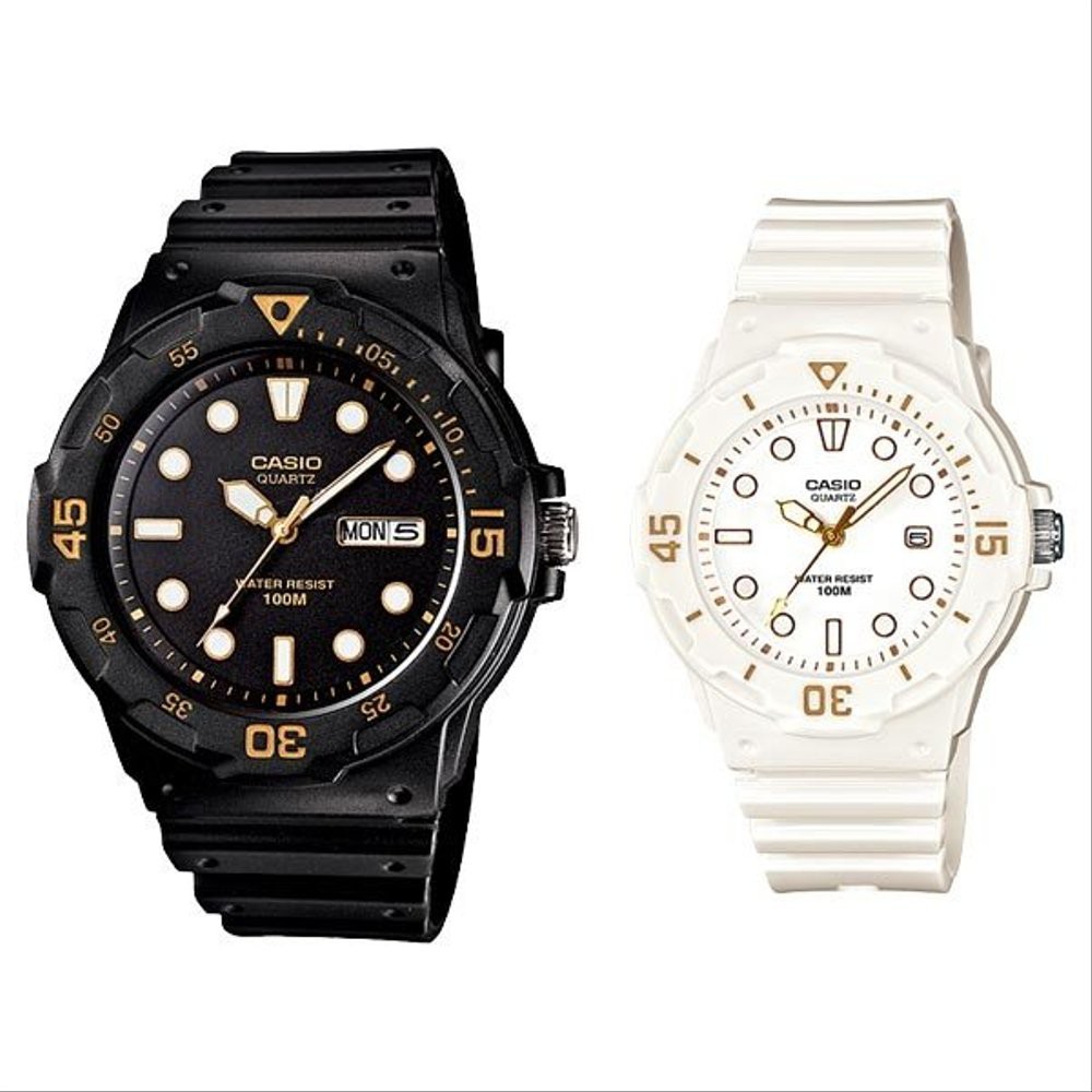 Jam Tangan Couple Casio Lrw 0h 7e2 Mrw 0h 1e Original Bergaransi Shopee Indonesia