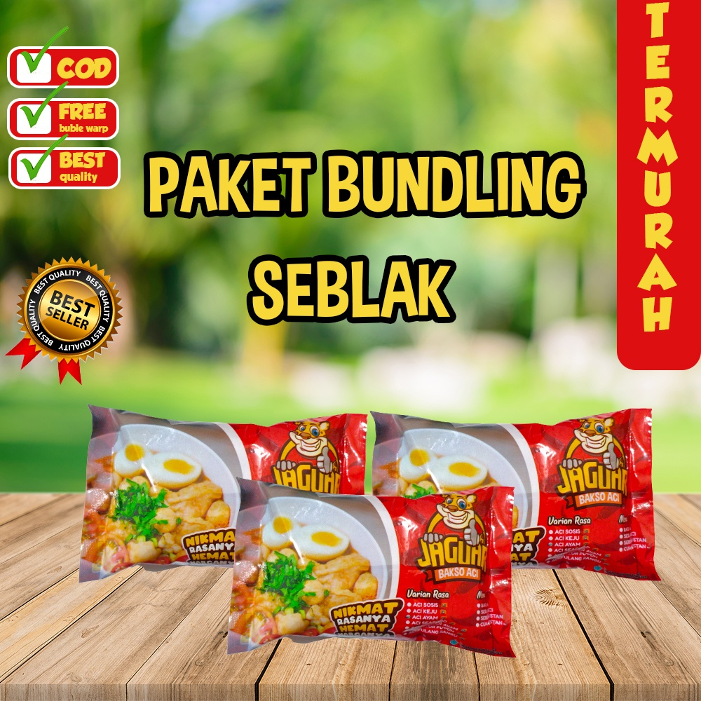 PAKET BUNDLING SEBLAK INSTAN - SEBLAK INSTAN KOMPLIT -  SEBLAK KERING - SEBLAK SEAFOOD