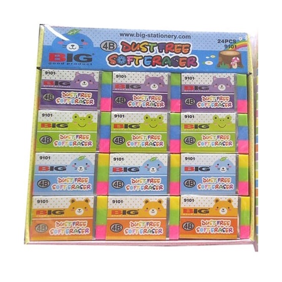 

ERASER, PENGHAPUS, STIP 9101 3 WARNA BIG
