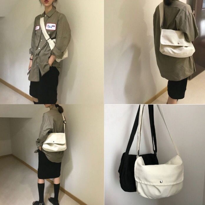 Sling Bag Canvas Tas Selempang Classic