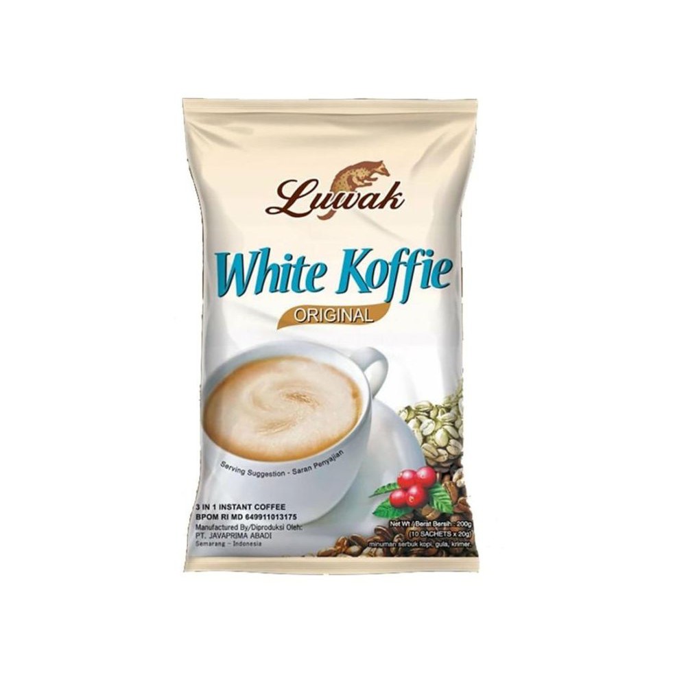 

Luwak White Koffie 20gr x 10pcs