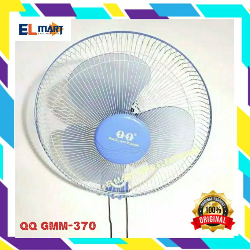 QQ wall fan 16 inch GMM 370 kipas angin dinding tembok 16&quot; murah SNI