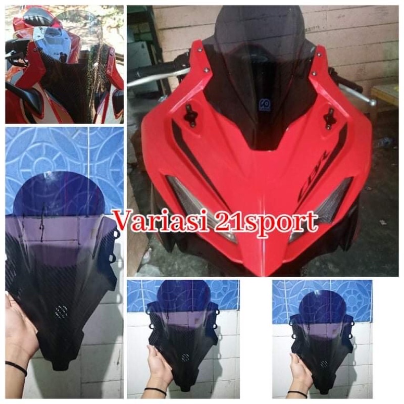 Visor cbr 150 2021windshield carbon honda cbr 150 k45r karbon 2021  Visor cbr 150 2021