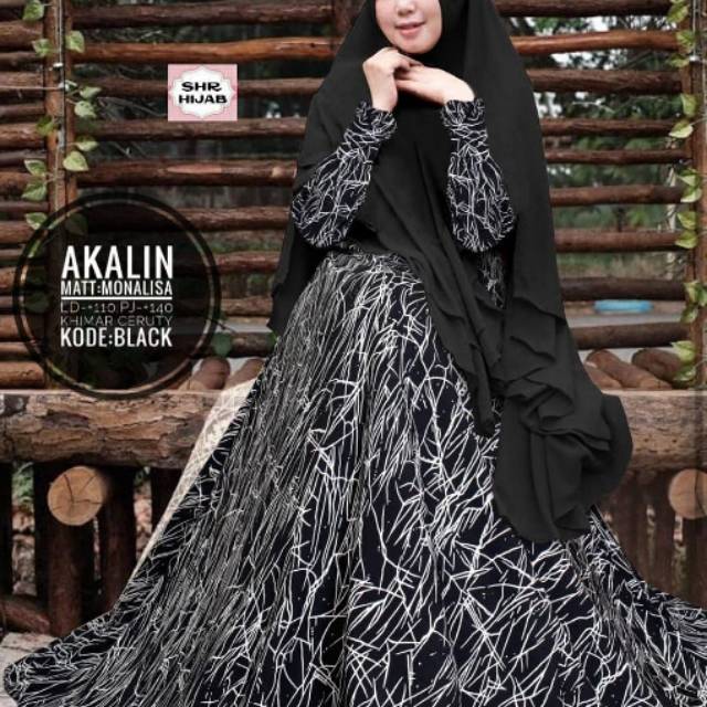 Akalin Syar'i baju khimar wanita syar'i