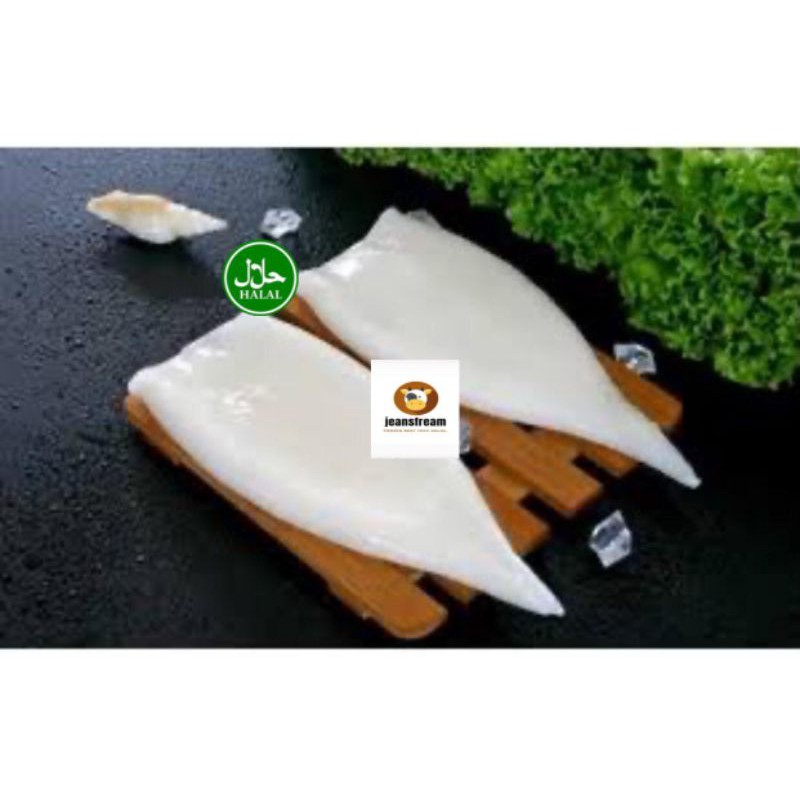 

Cumi Tube Kupas/ Cumi Frozen Bersih