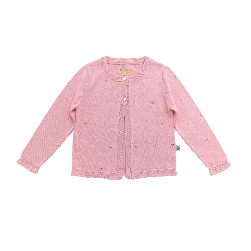 Bamboo And Bub Cardigan Half Button Belle - Baby Kardigan Jaket Sweater Knitted Little Bubba Rajut Lucu Luaran Anak Bayi