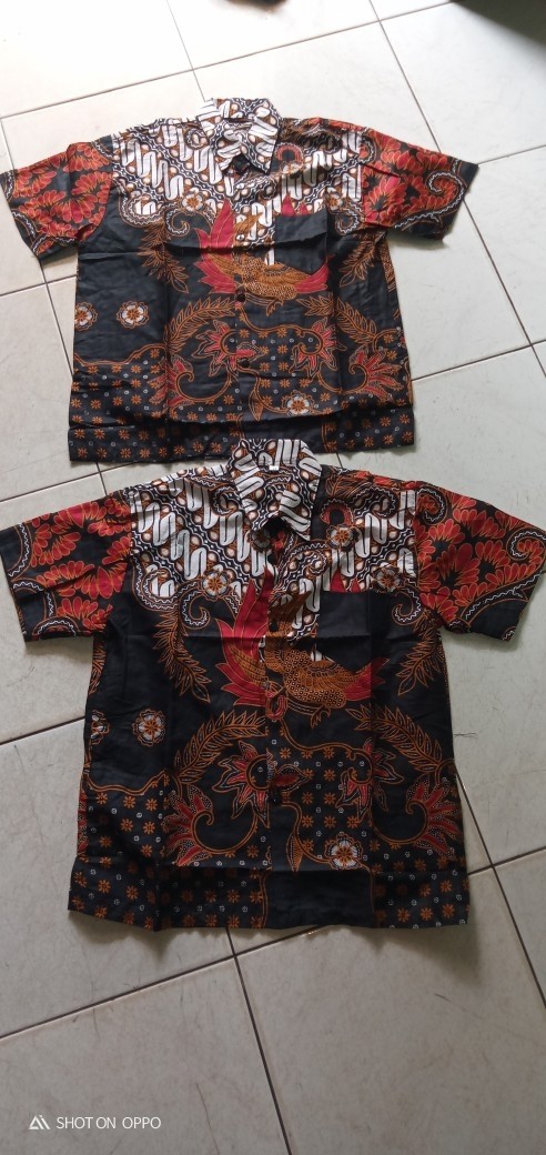 Batik Couple Keluarga Keluarga Sania Ruffle Ori Ndoro Jowi Dnt Motif Terkini