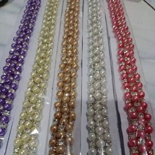 mutiara rangkai/ mutiara costum model baru