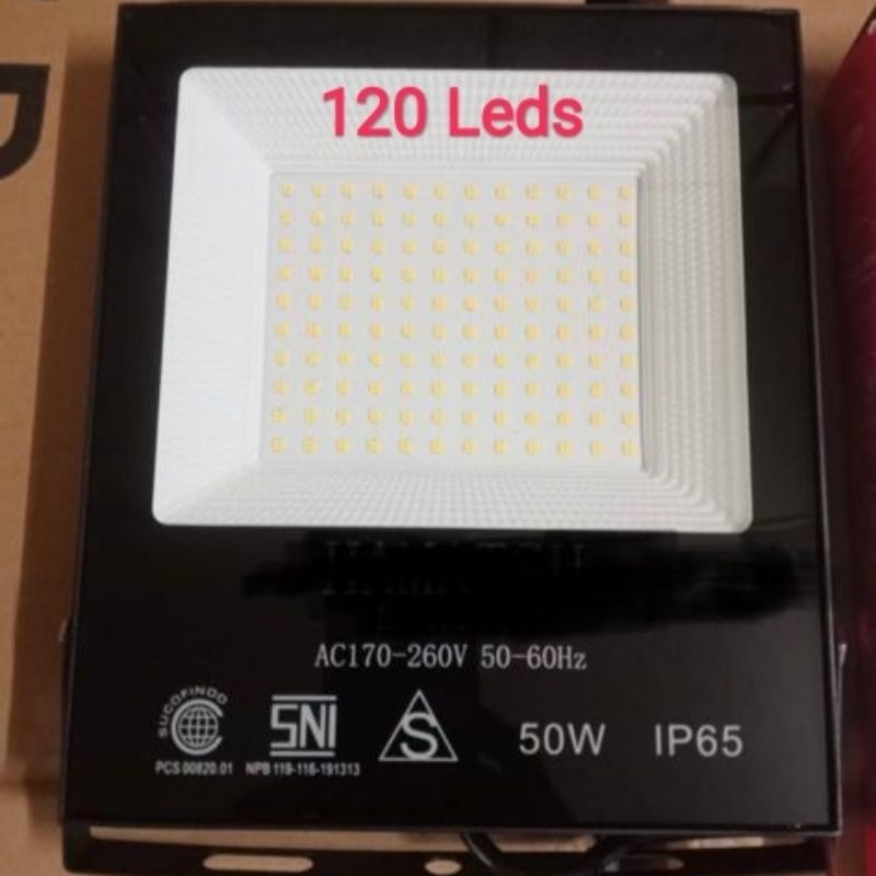 Lampu Sorot Tembak Led Floodlight 50 Watt 50W SNI