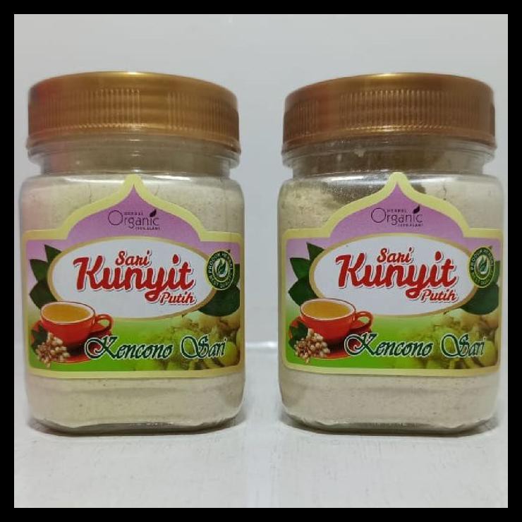 

SERBUK KUNYIT PUTIH KENCONO SARI 100GR / KUNYIT PUTIH KEMASAN PRAKTIS MR05