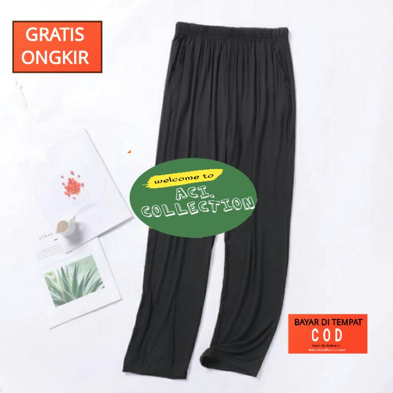 Celana Panjang Santai Harian Rumahan / Celana tidur Wanita / Celamis Los Wanita