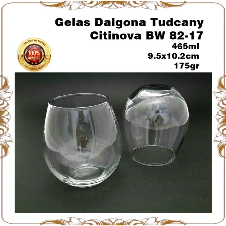 1 pcs Gelas Dalgona/Gelas Bubble Ball Tuscany BW82-17 Citinova 475 ml