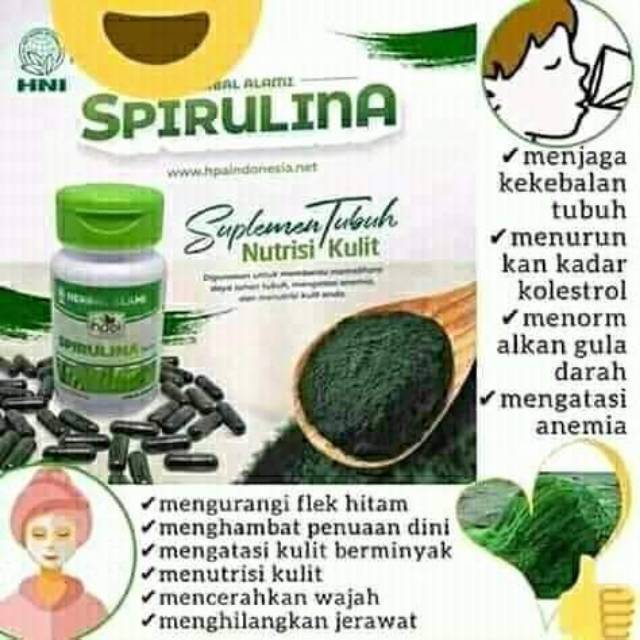 SPIRULINA BISA BUAT MASKER DAN JUGA KESEHATAN