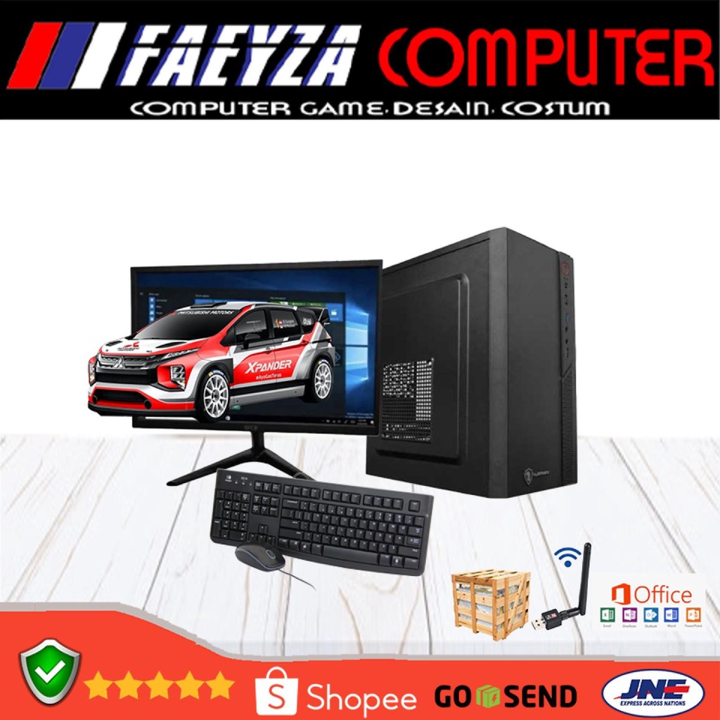 Komputer Hemat Lengkap Intel Core I3 540 Ram 4gb HDD 500gb LED 19&quot;