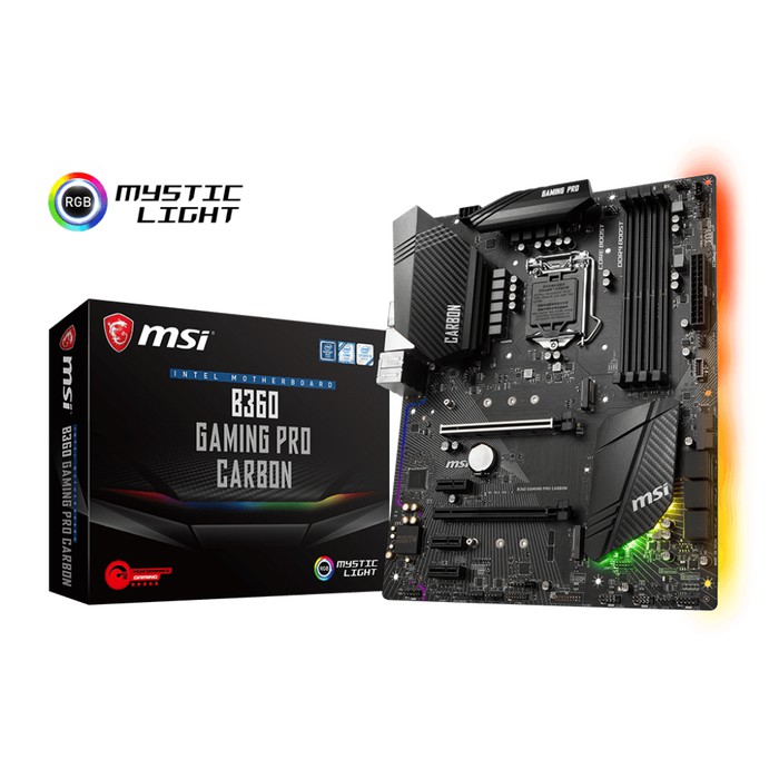 MSI B360 Gaming Pro Carbon (LGA1151, B360, DDR4, USB3.1, SATA3)