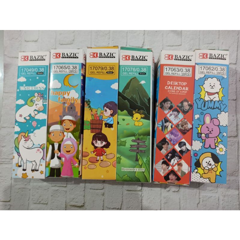 

MURAH!! New aitem isi 20 Pc/ Refiil Bulpen gel 0.38/0.35/0.5