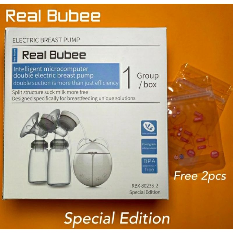 Real Bubee Electric Breast Pump / pompa ASI double pump electric
