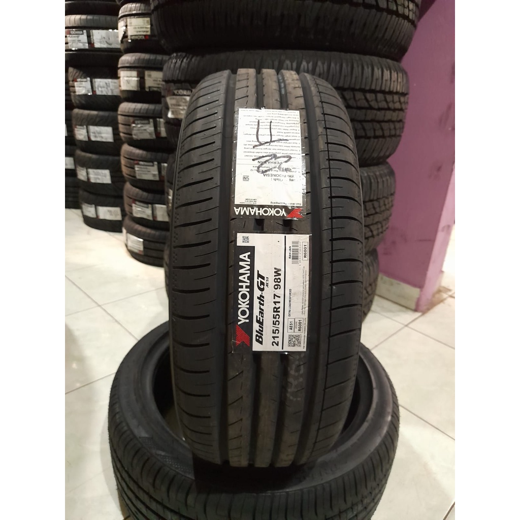 BAN MOBIL WULLING CORTEZ NISSAN JUKE RING 17 MERK YOKOHAMA bluearth  GT ukuran 215 55 R17