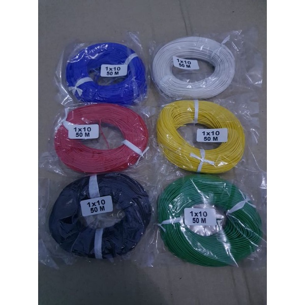 Kabel listrik 1x10 panjang 50m