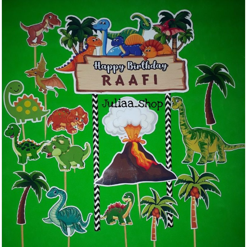 topper cake DINOSAURUS