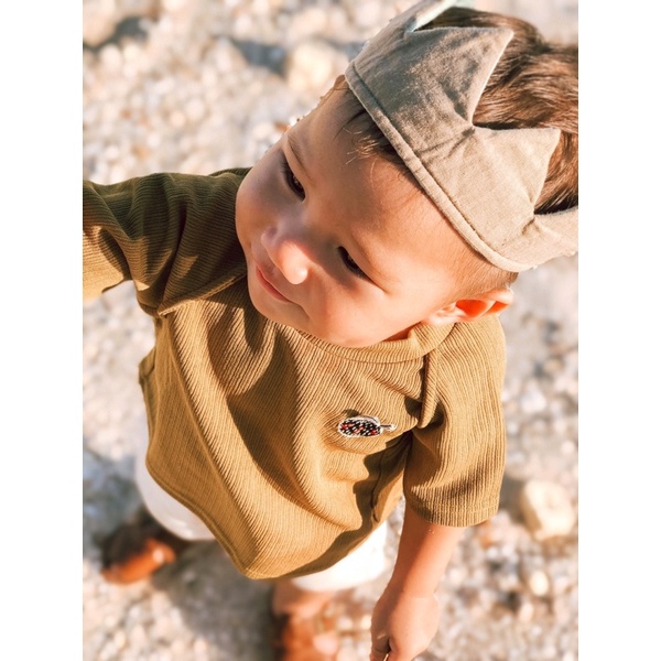 Baju Kaos Polo Shirt Atasan Lengan Pendek Anak Bayi Laki Laki Perempuan 1 2 3 4 5 Tahun Katun Oblong Anak Kaos Nonton-5