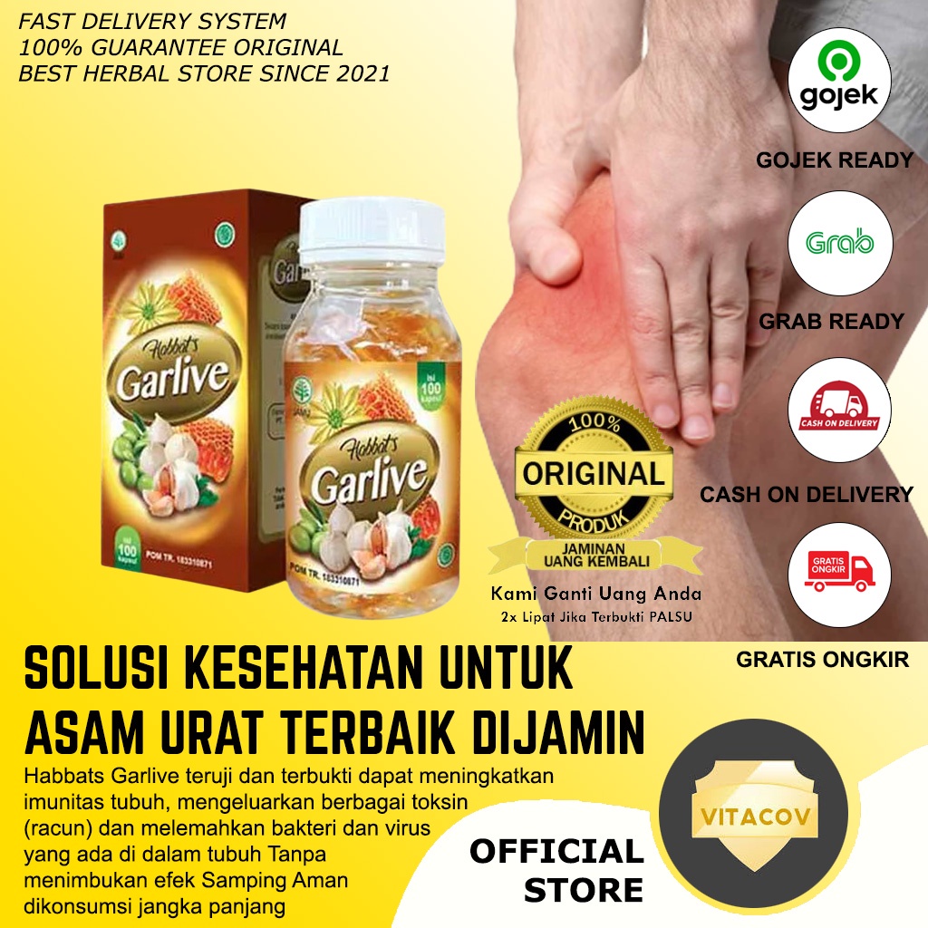 

Habatussauda Garlive Habats Garlive 5 in 1 Untuk asam urat kolesterol