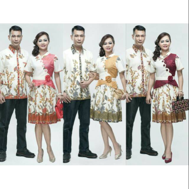 Couple sarimbit dress batik pesta zoya