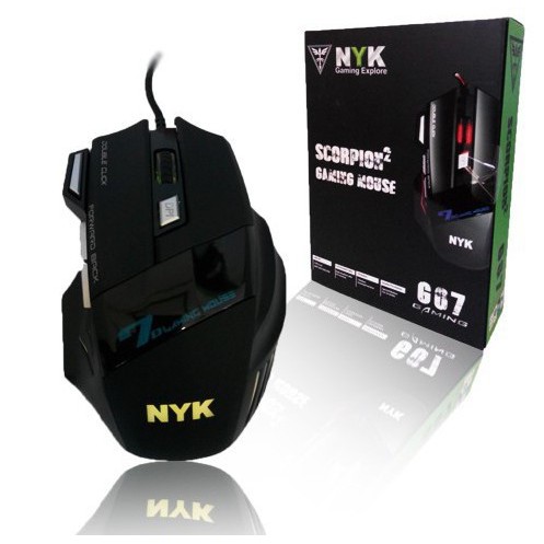 Mouse NYK Nemesis G-07 G07 Double Click RGB - Gaming - Turbo Fire