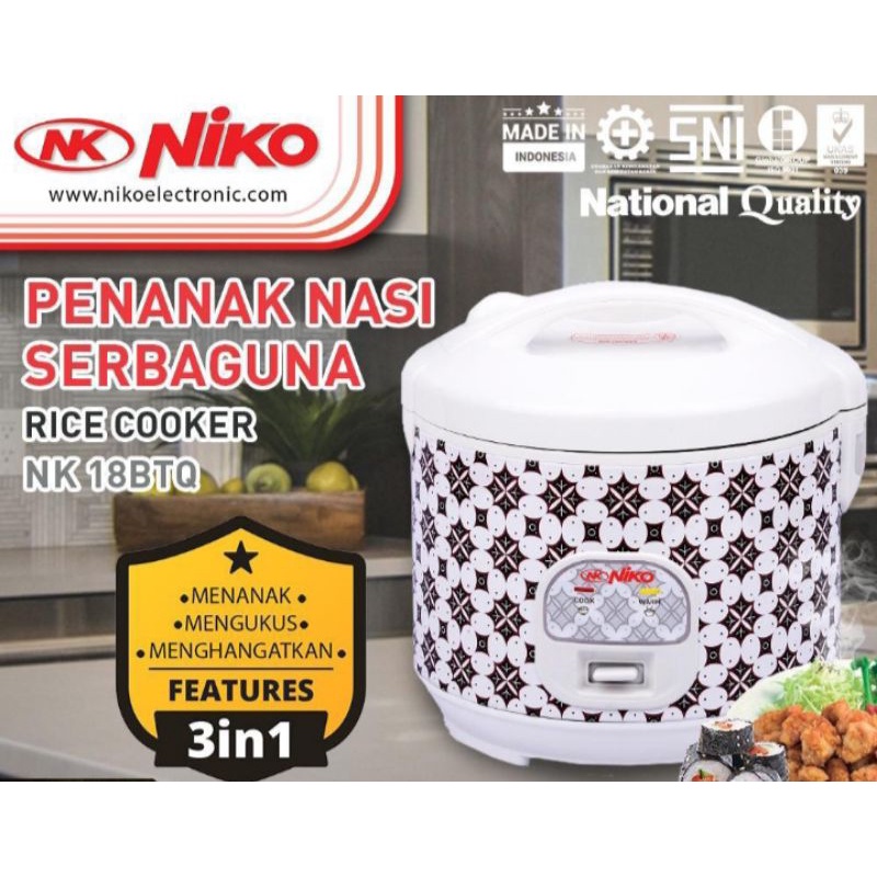 Magicom Rice Cooker Penanak Nasi Serbaguna Best Seller Nk18 NIKO