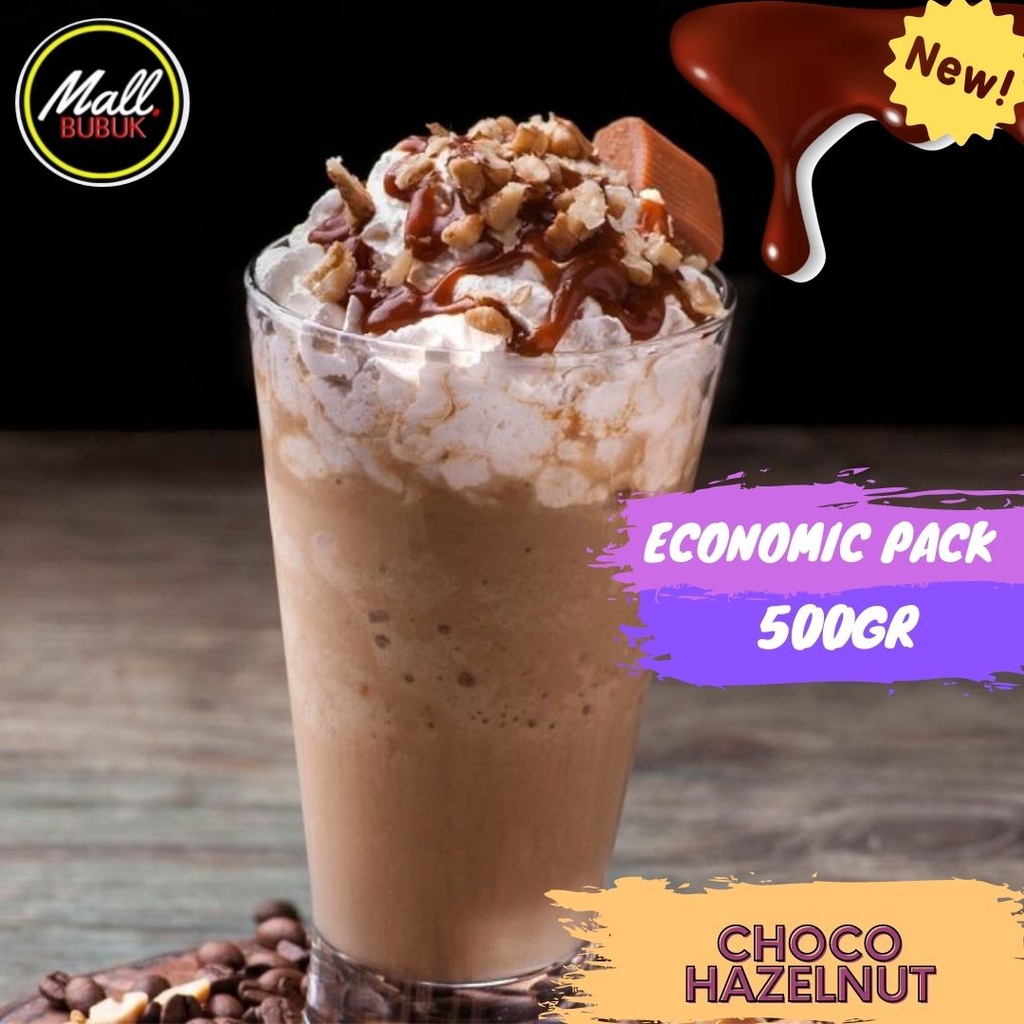 

500 GRAM - Bubuk CHOCO HAZELNUT 500gr - Bubuk Minuman CHOCO HAZELNUT 500gr - CHOCO HAZELNUT Powder 500gr