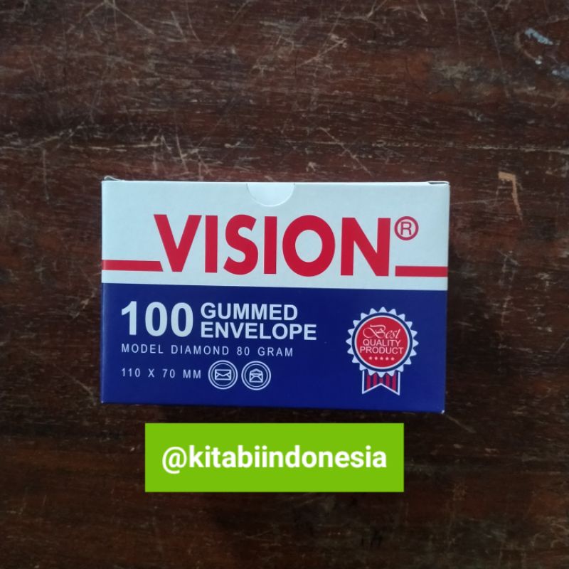 

Amplop Vision isi 100 11 cm x 7 cm 80 gram Amplop Kecil Amplop Kondangan
