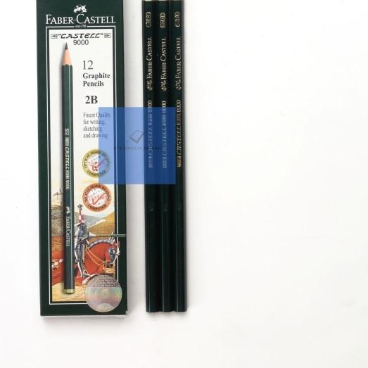 

✰ Pensil Tulis Komputer Ujian 2B Faber Castell isi 12 Grosir ☆