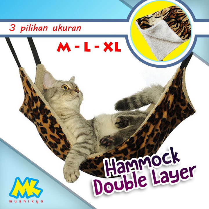 tempat tidur gantung / Ayunan Hewan / Pet Hammock Soft And Comfortable