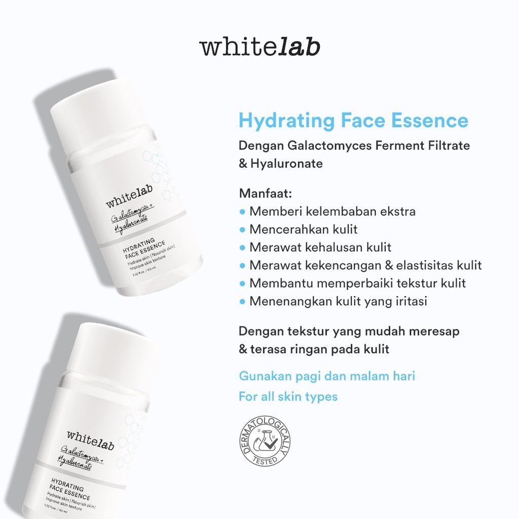 BPOM Whitelab Hydrating Face Essence 60ml Essence Whitelab Pencerah Wajah