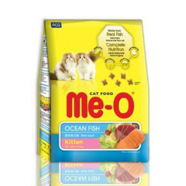 Me-O Fresh Pack 1.1kg Kitten Ocean Fish Makanan Kucing Kering Meo 1.1 kg