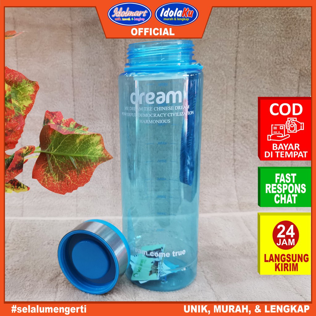 IDOLMART Dream Botol Minum Jumbo 1000 ml / Drink Bottle Sporty Surabaya