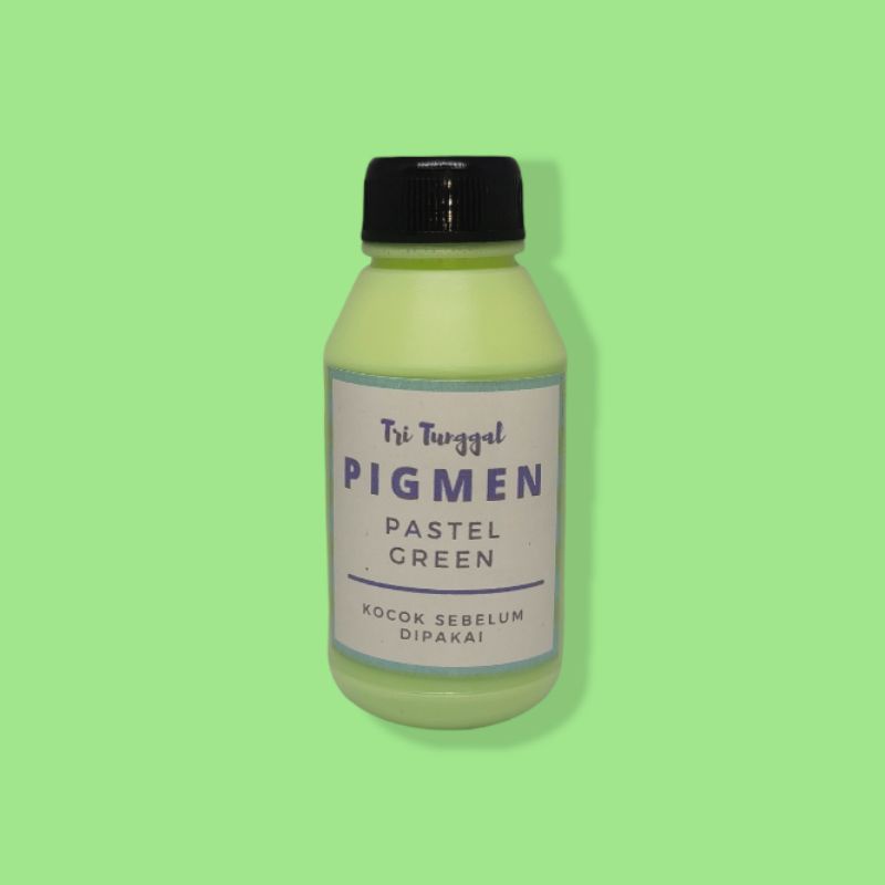 

PIGMEN 60gr PASTEL GREEN Hijau Macaron Besar Pewarna Sablon Pigment Color Slime DIY Clay Waterbased Tie Dye Cat Warna Warni Air Cair Cairan Liquid Paint Painting Kerajinan Prakarya Art Seni Kesenian Perlengkapan Gambar Mewarna Lukis Shopping Arena Malang