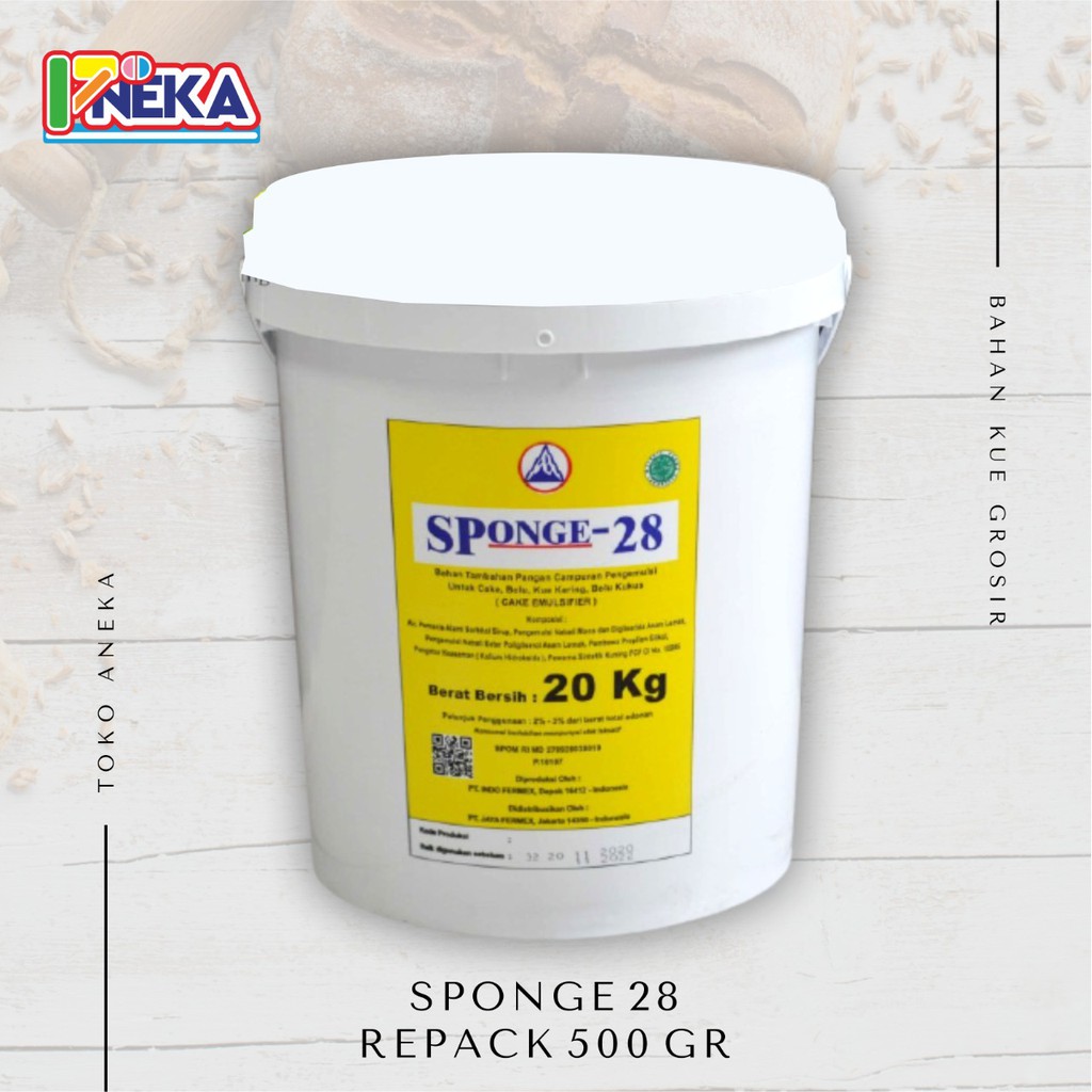 

Sponge 28 Kemasan 500gr
