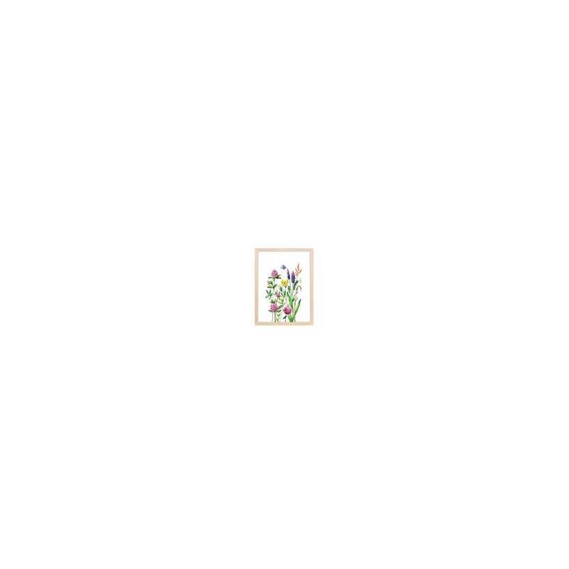 

JYSK Hiasan Dinding Wall Decoration Floral MDF Frame 30X40CM