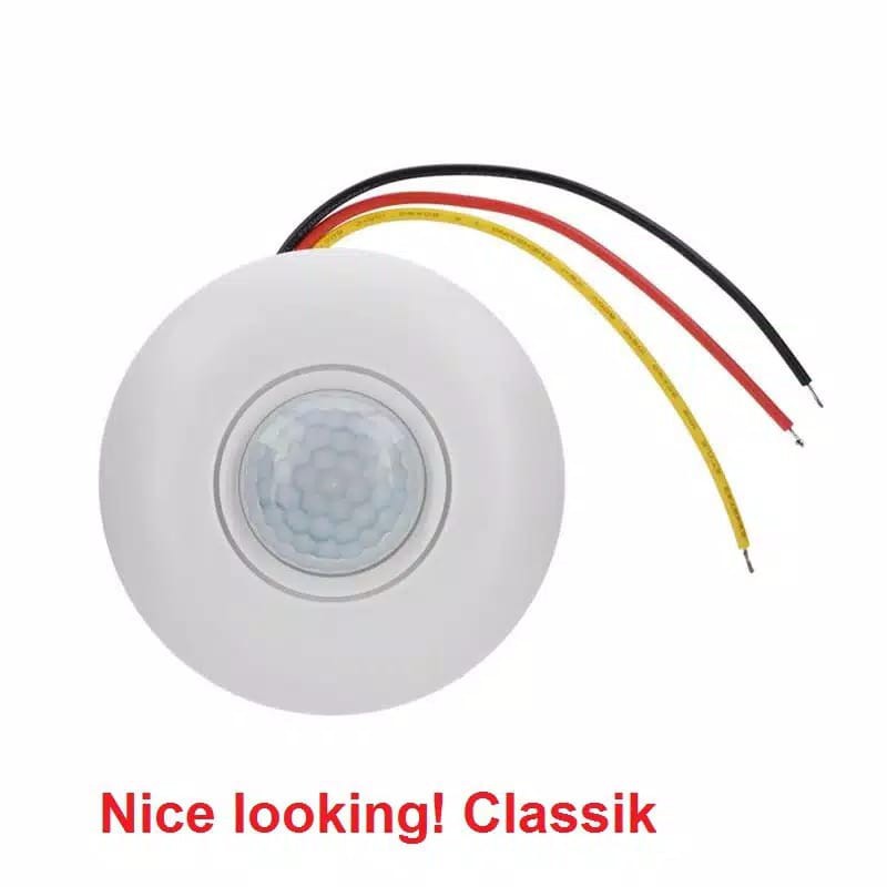 Jual Saklar Lampu Sensor Gerak PIR Switch Otomatis Motion Detector ...