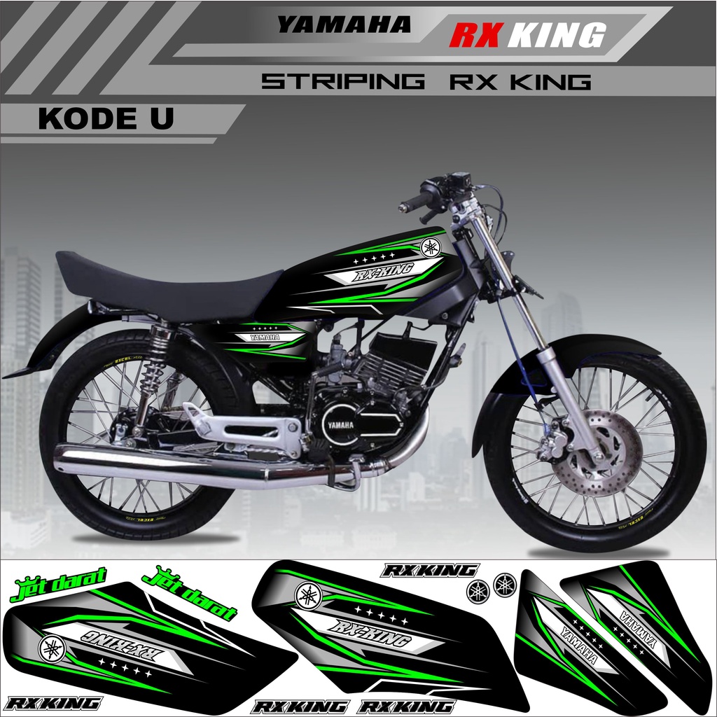 Sticker Rx King Variasi Stiker Striping Rx King Kode U